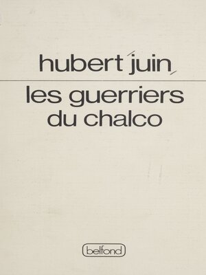 cover image of Les Guerriers du Chalco